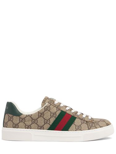 Sneakers En Toile Gucci Ace 30 Mm - GUCCI - Modalova