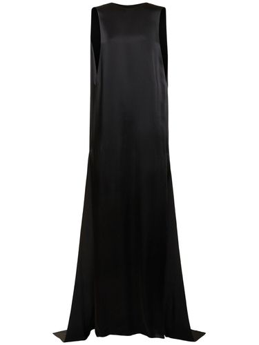 Robe Longue En Satin Fluide Fida - ANN DEMEULEMEESTER - Modalova