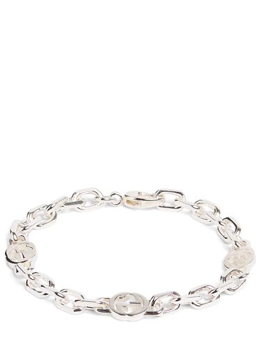 Bracelet Chaîne En Argent Gg - GUCCI - Modalova