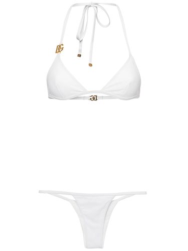 Bikini Triangle En Jersey - DOLCE & GABBANA - Modalova