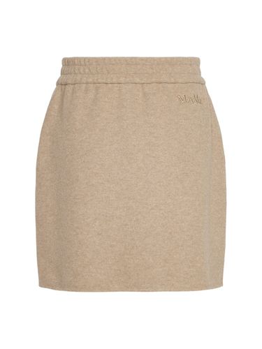 Jupe Courte En Jersey De Laine Mélangée Onagro - MAX MARA - Modalova