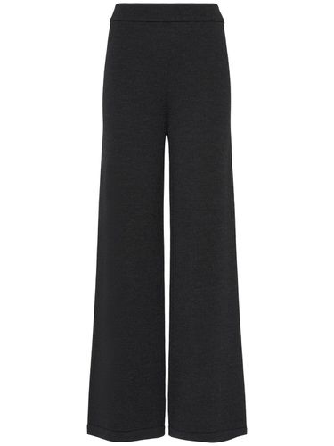 Pantalon Évasé En Maille De Laine Epopea - MAX MARA - Modalova