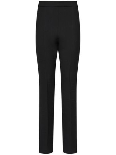 Pantalon Taille Haute En Laine Mélangée Teoria - SPORTMAX - Modalova