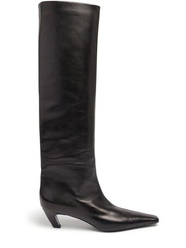 Bottes Hautes En Cuir Davis 50 Mm - KHAITE - Modalova