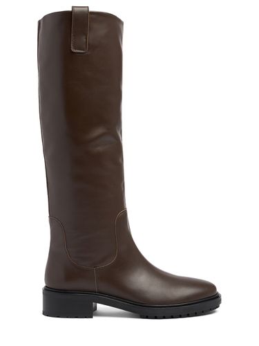 Bottes Hautes En Cuir Henry 45 Mm - AEYDE - Modalova