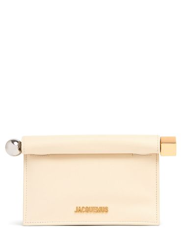 Pochette En Cuir La Petite Pochette Rond - JACQUEMUS - Modalova