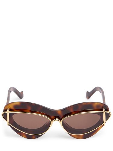 Lunettes De Soleil En Acétate À Double Monture - LOEWE - Modalova