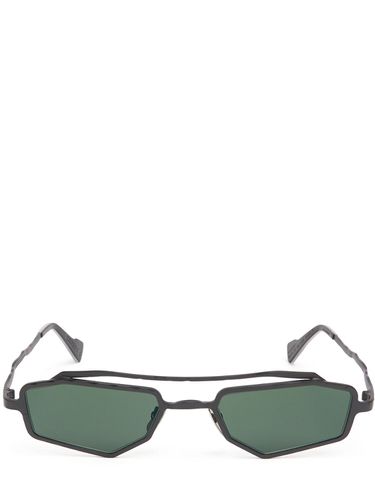 Lunettes De Soleil Carrées En Métal Z23 - KUBORAUM BERLIN - Modalova