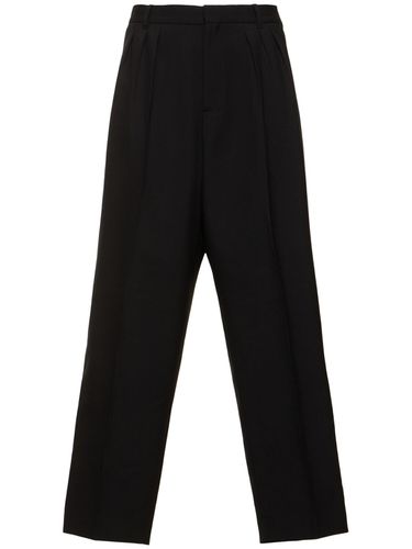 Pantalon Ajusté En Laine À Plis - KENZO PARIS - Modalova