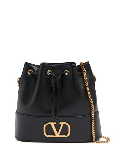 Sac Seau En Cuir V Logo - VALENTINO GARAVANI - Modalova