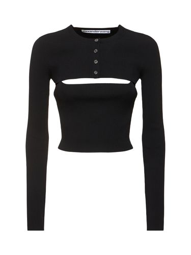 Cardigan Court & Débardeur En Viscose - ALEXANDER WANG - Modalova