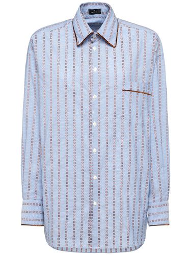 Chemise En Popeline De Coton À Rayures - ETRO - Modalova