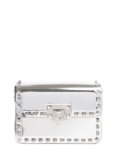 Petit Sac Porté Épaule Effet Miroir Rockstud - VALENTINO GARAVANI - Modalova