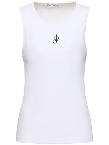 Débardeur En Coton Stretch À Logo Anchor - JW ANDERSON - Modalova