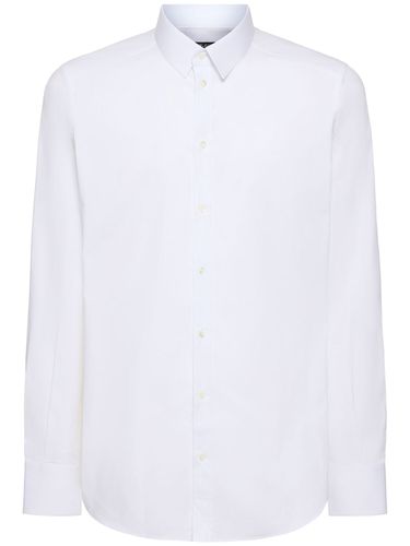 Chemise En Popeline De Coton Stretch - DOLCE & GABBANA - Modalova