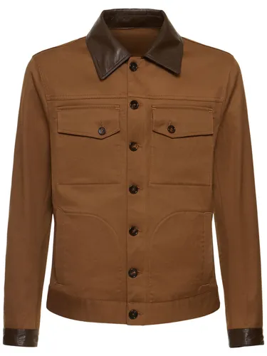 Veste En Gabardine Stretch - DOLCE & GABBANA - Modalova