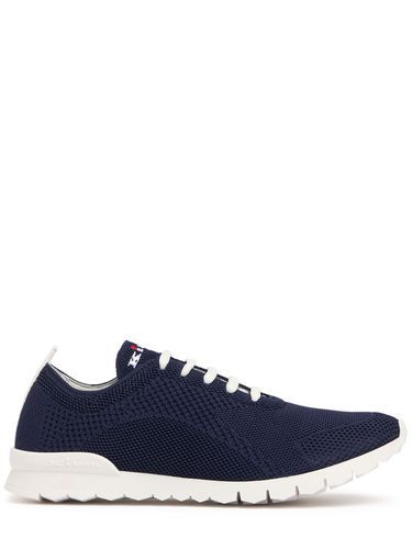 Sneakers Basses En Maille En Coton - KITON - Modalova