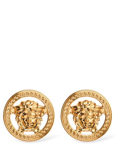 Clous D'oreilles À Logo - VERSACE - Modalova