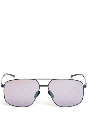 Lunettes De Soleil En Métal Gg1676s - GUCCI - Modalova