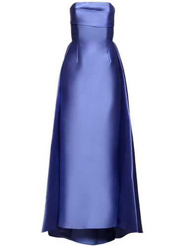 Robe Longue En Sergé Tiffany - SOLACE LONDON - Modalova