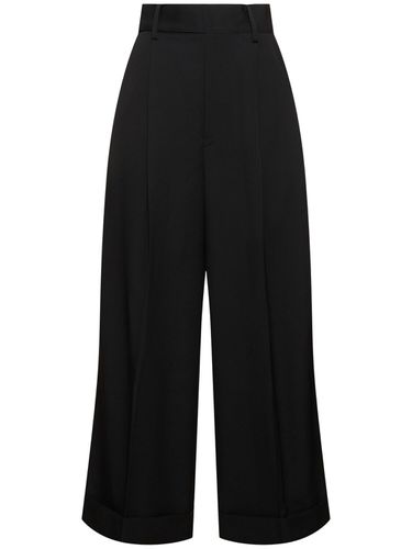 Pantalon Baggy En Gabardine - YOHJI YAMAMOTO - Modalova