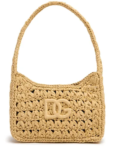 Sac Porté Épaule En Raphia 3.5 - DOLCE & GABBANA - Modalova