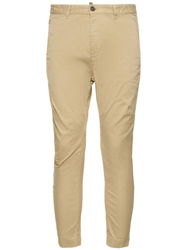 Pantalon Chino En Coton Sexy - DSQUARED2 - Modalova