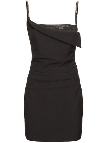 Robe Courte En Crêpe Embelli - ROLAND MOURET - Modalova