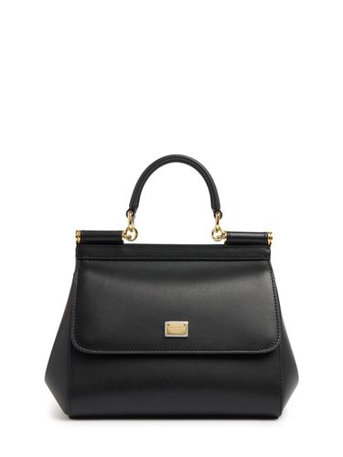 Sac Moyen En Cuir Lisse Sicily - DOLCE & GABBANA - Modalova