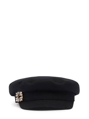 Casquette Avec Broche En Cristaux Rv - ROGER VIVIER - Modalova