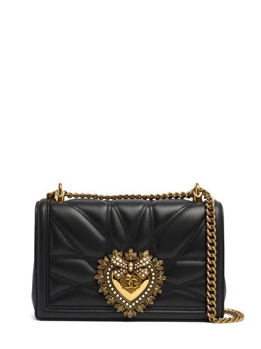 Sac Porté Épaule En Cuir Devotion - DOLCE & GABBANA - Modalova