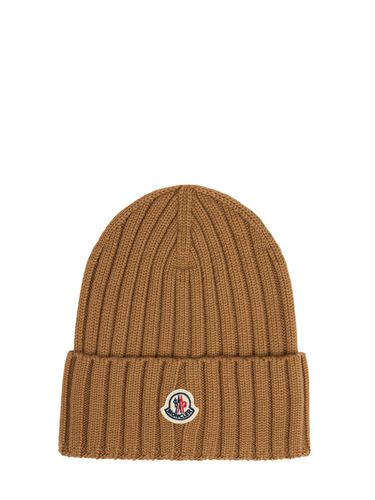 Bonnet En Laine Vierge - MONCLER - Modalova