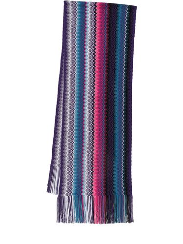 Écharpe En Laine À Franges - MISSONI - Modalova