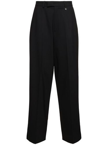 Pantalon Ample En Laine Stretch - GIUSEPPE DI MORABITO - Modalova