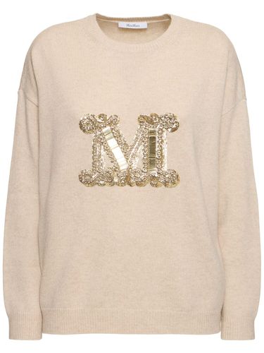 Pull-over En Maille De Laine À Logo Vicolo - MAX MARA - Modalova