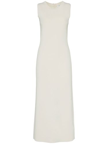 Robe Midi En Crêpe Sans Manches Visiera - MAX MARA - Modalova