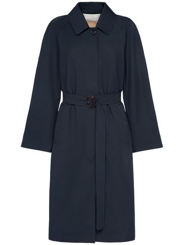 Trench-coat En Sergé Orleans - MAX MARA - Modalova