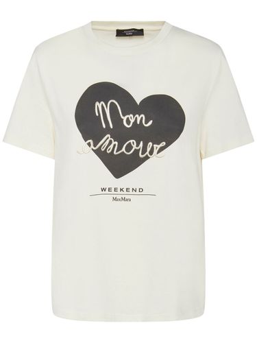 T-shirt En Jersey De Coton Vello - WEEKEND MAX MARA - Modalova