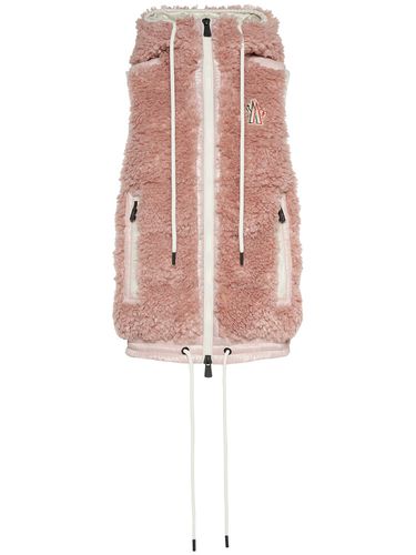 Gilet Zippé En Teddy Rembourré - MONCLER GRENOBLE - Modalova