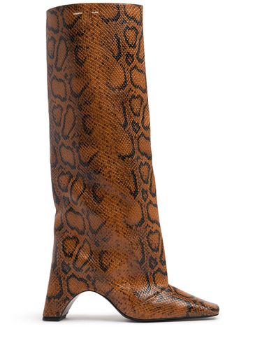 Bottes En Cuir Imprimé Serpent 85 Mm - COPERNI - Modalova