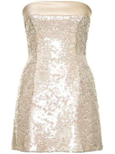 Robe Bustier Courte En Sequins - PHILOSOPHY DI LORENZO SERAFINI - Modalova