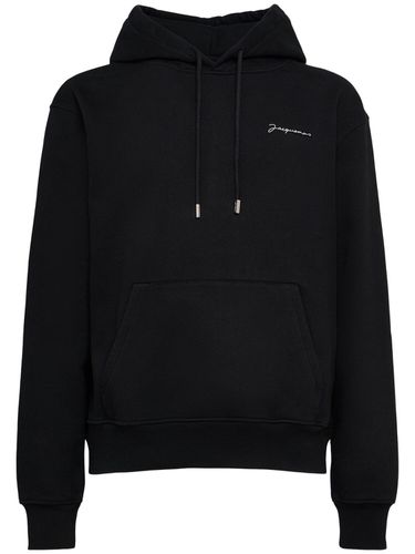 Sweat En Coton À Capuche Le Sweatshirt Brode - JACQUEMUS - Modalova