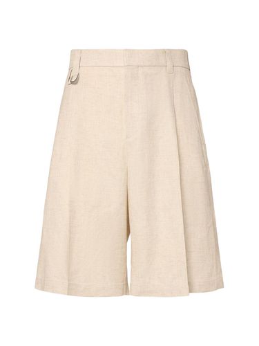 Short En Lin Mélangé Le Short Melo - JACQUEMUS - Modalova