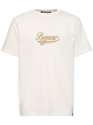 T-shirt En Jersey De Coton À Logo - BARROW - Modalova