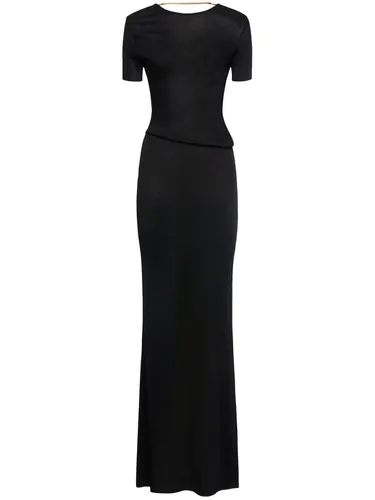 Robe Longue En Maille De Viscose Doublée - TOM FORD - Modalova