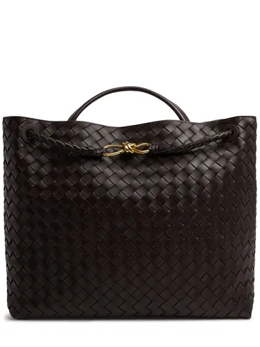 Grand Sac À Main En Cuir Andiamo - BOTTEGA VENETA - Modalova