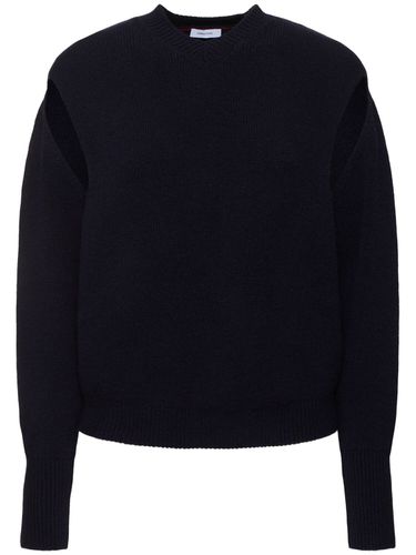 Pull-over En Cachemire Mélangé Ajouré - FERRAGAMO - Modalova