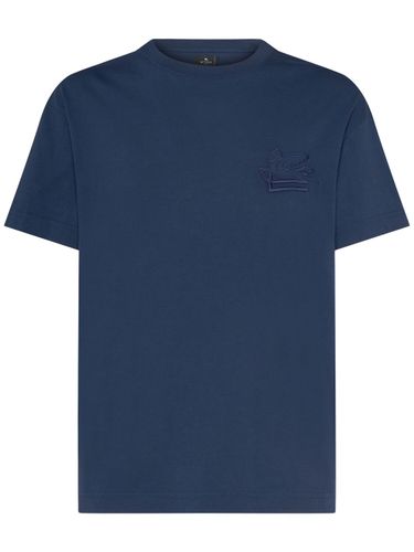 T-shirt En Coton À Logo - ETRO - Modalova