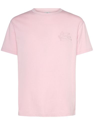 T-shirt En Coton À Logo - ETRO - Modalova