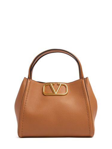 Sac À Main Moyen En Cuir Grainé - VALENTINO GARAVANI - Modalova